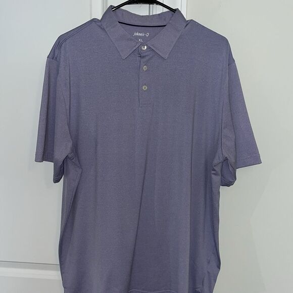 Light Purple Johnnie O Performance Casual Poly/Spandex Golf Polo Shirt XL - Picture 1 of 4